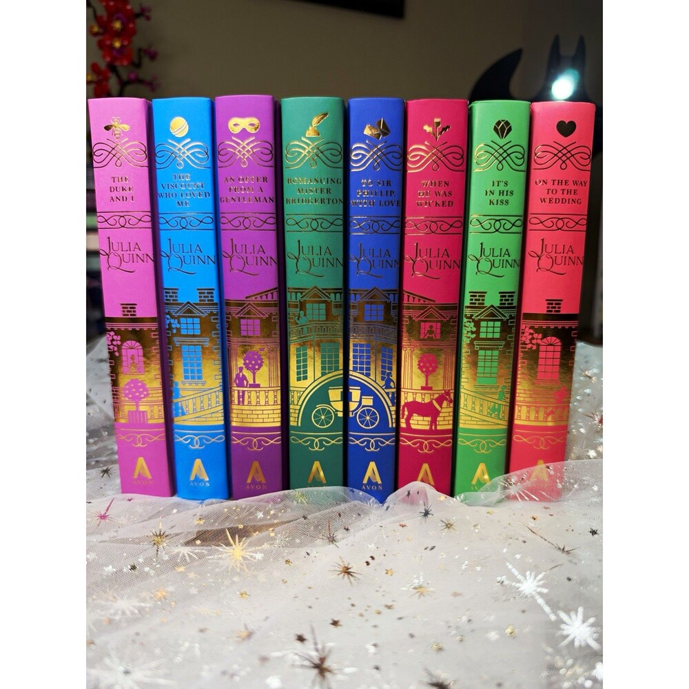 Julia Quinn Bridgerton Special Edition Hardcover ALL Signed 8-Book Lot